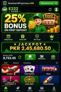 E222 Game Download APK | Best Earning App Free for Android 2